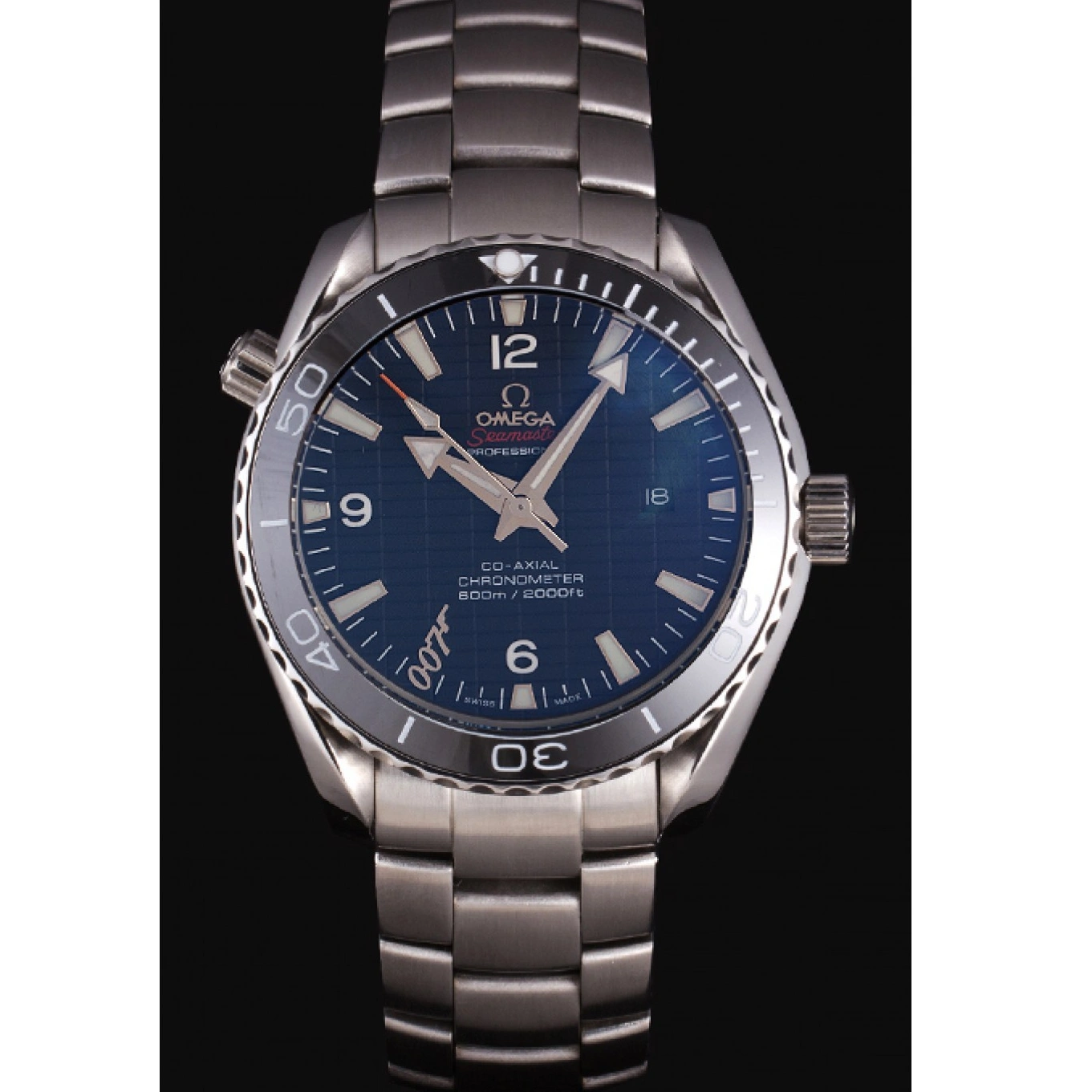 1015 Swiss Omega James Bond Skyfall Black Dial and Black Bezel som74 621407